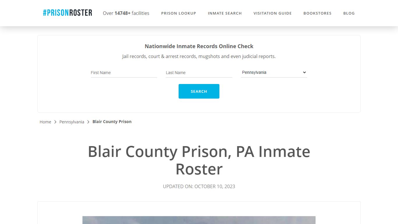 Blair County Prison, PA Inmate Roster - Prisonroster
